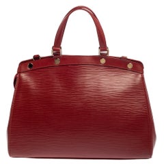 Louis Vuitton Rubis Epi Leather Brea MM Bag
