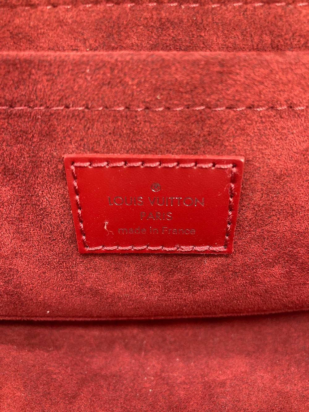 Louis Vuitton Rubis Epi Leather Montaigne Clutch Bag  3