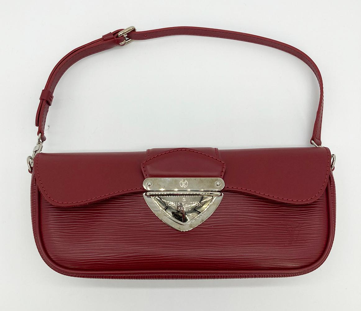 Louis Vuitton Rubis Epi Leather Montaigne Clutch Bag  5
