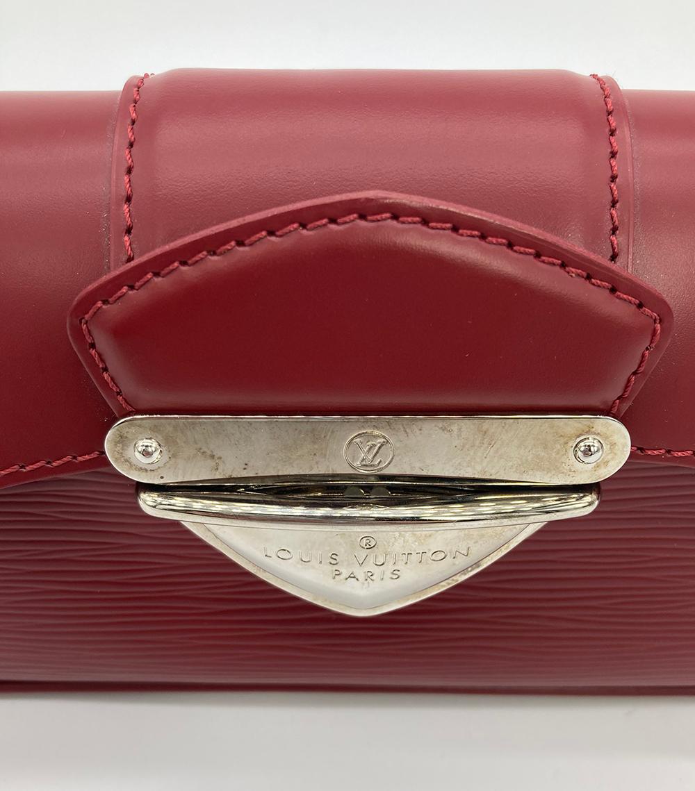 Women's Louis Vuitton Rubis Epi Leather Montaigne Clutch Bag 
