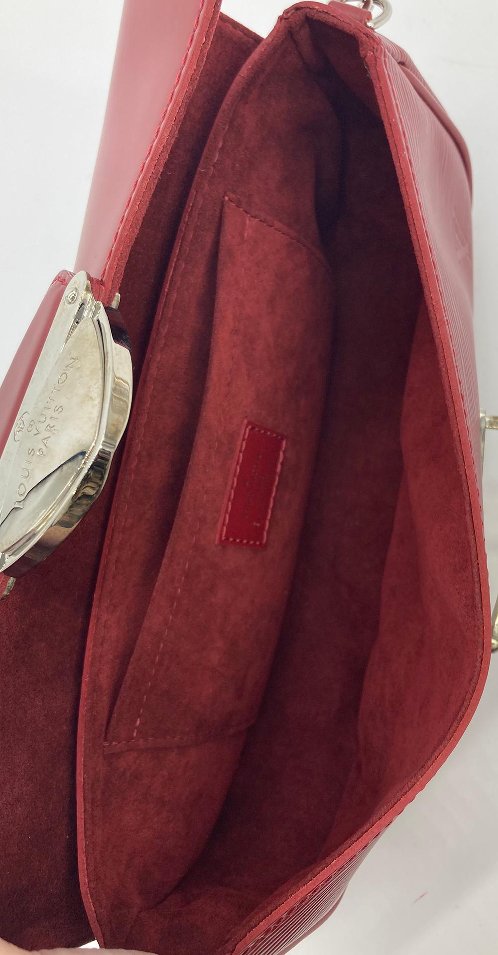 Louis Vuitton Rubis Epi Leather Montaigne Clutch Bag  2