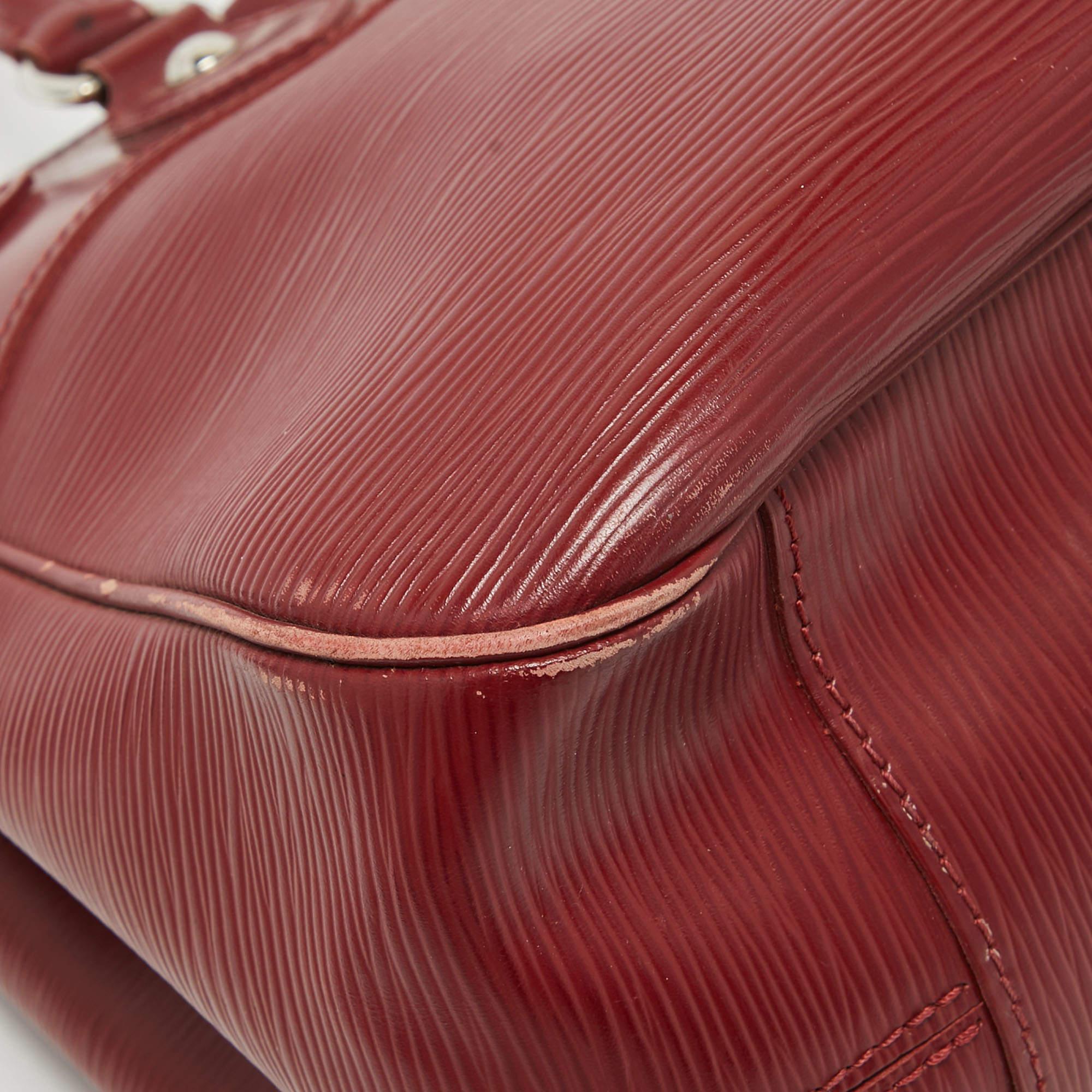 Louis Vuitton Rubis Epi Leather Passy PM Bag For Sale 10