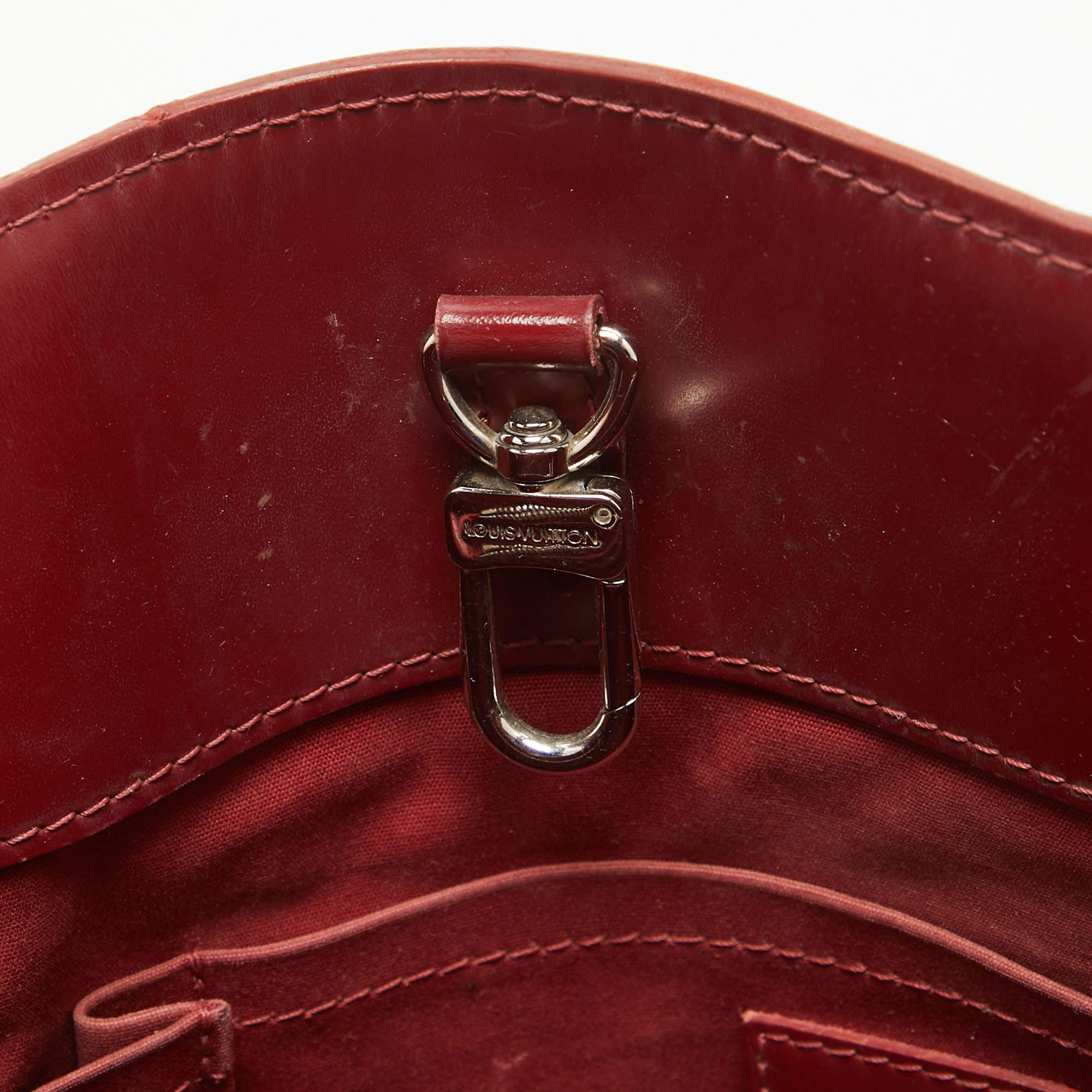 Louis Vuitton Rubis Epi Leather Passy PM Bag For Sale 11