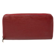 Louis Vuitton Rubis Epi Leather Zippy Wallet