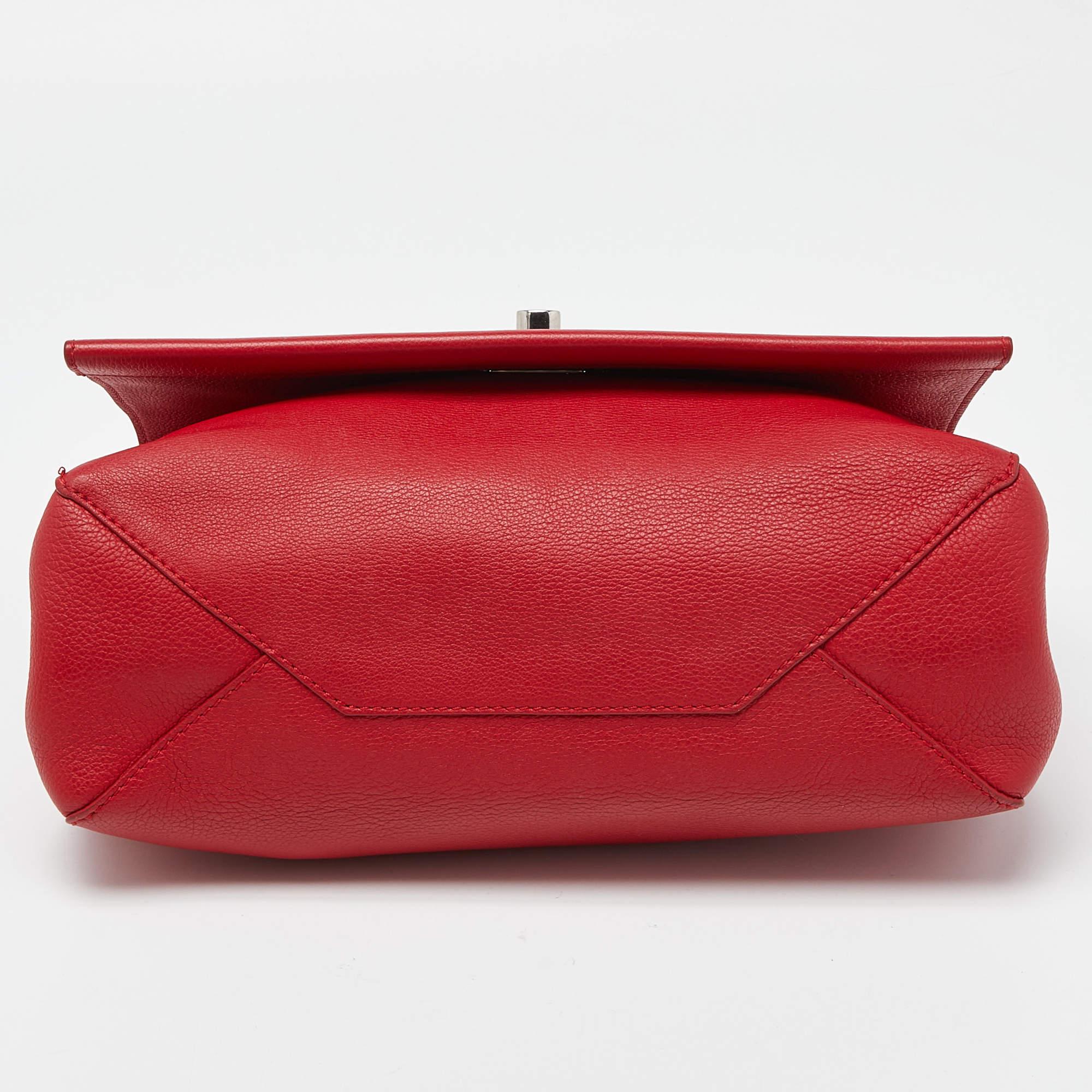 Louis Vuitton Rubis Leather Lockme II Bag 6