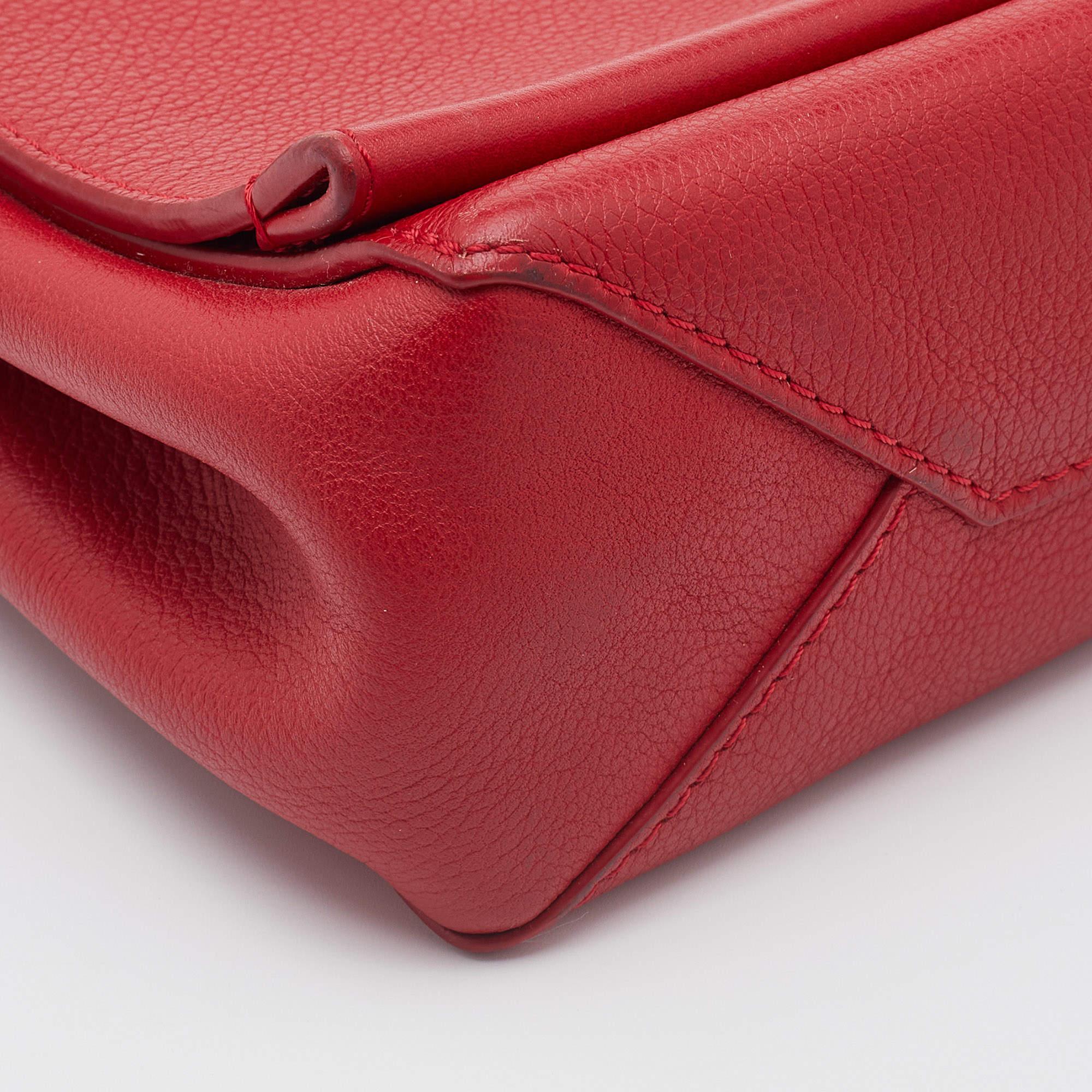Louis Vuitton Rubis Leather Lockme II Bag 5