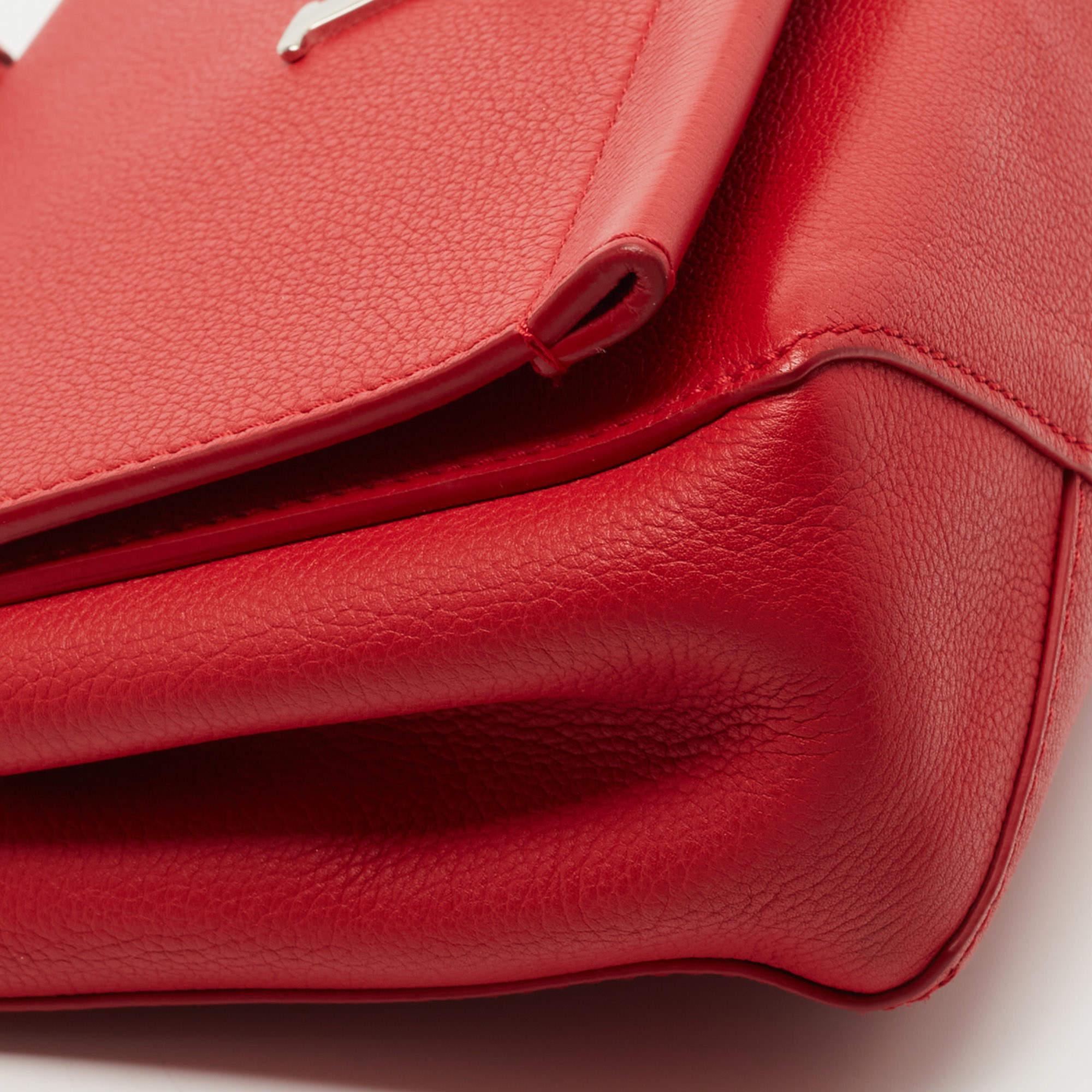 Louis Vuitton Rubis Leather Lockme II BB Bag 5