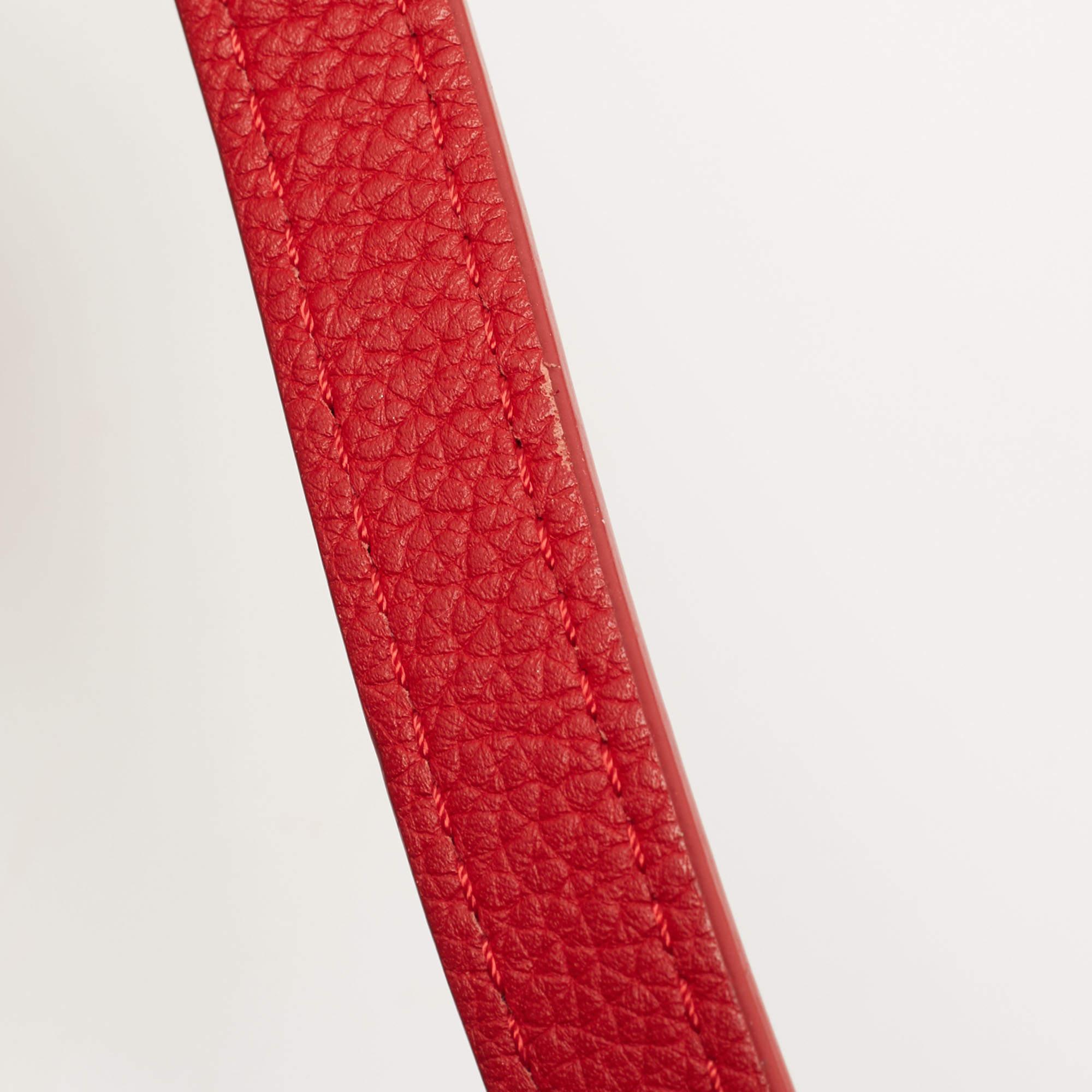 Louis Vuitton Rubis Leather Lockme II BB Bag 1