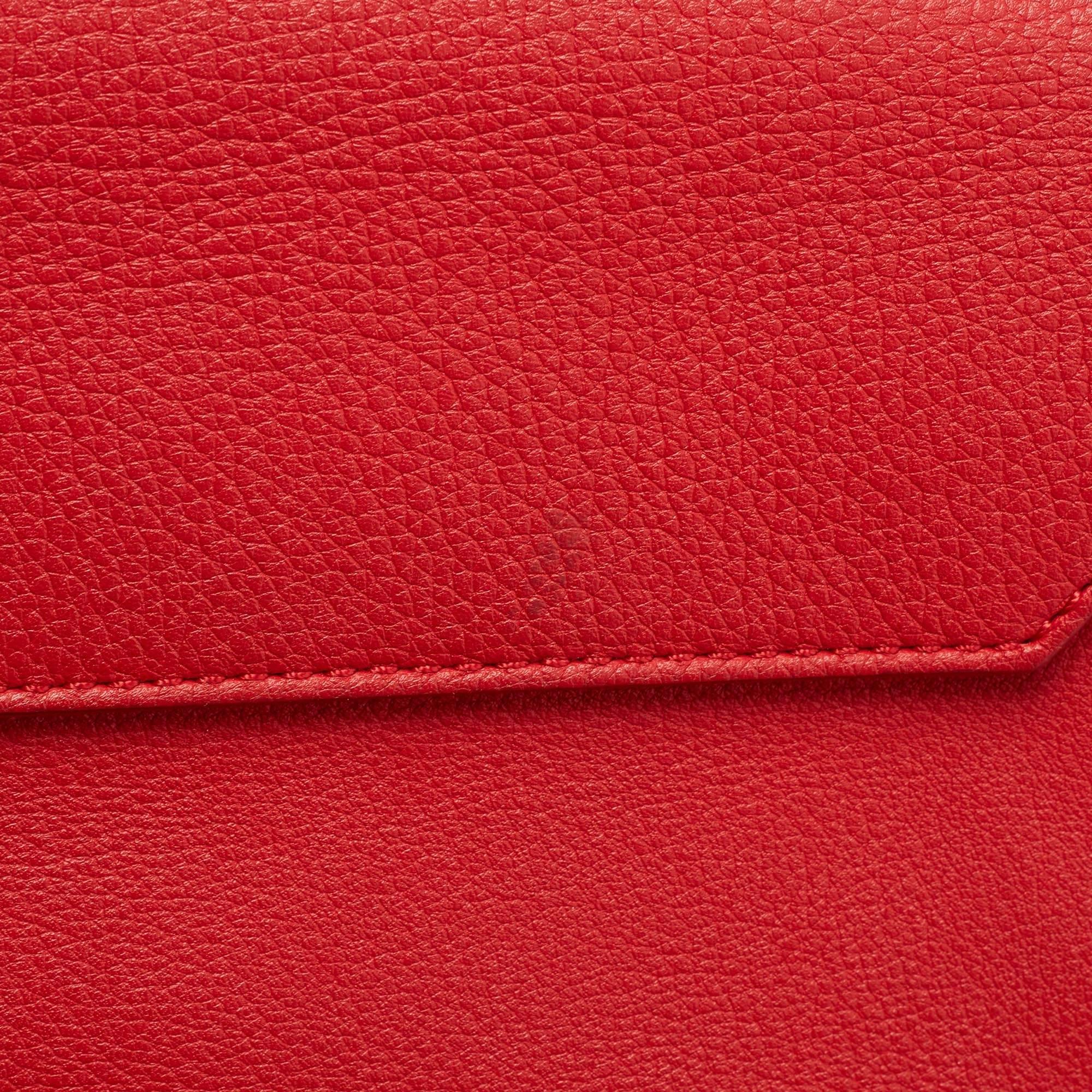 Louis Vuitton Rubis Leather Lockme II BB Bag 2