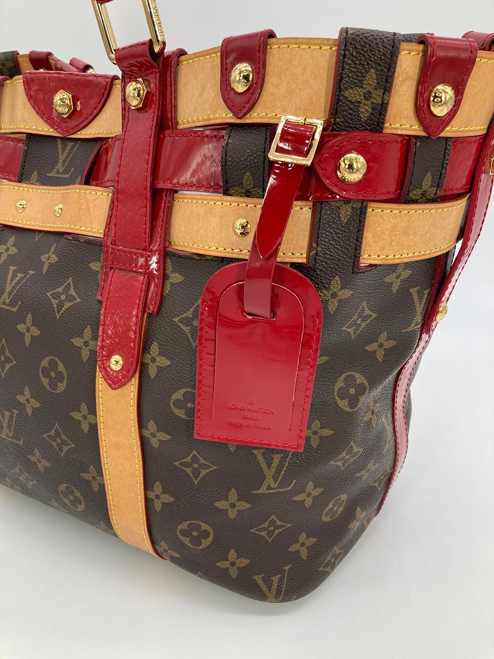 Brown Louis Vuitton Rubis Salina GM Monogram Tote Bag