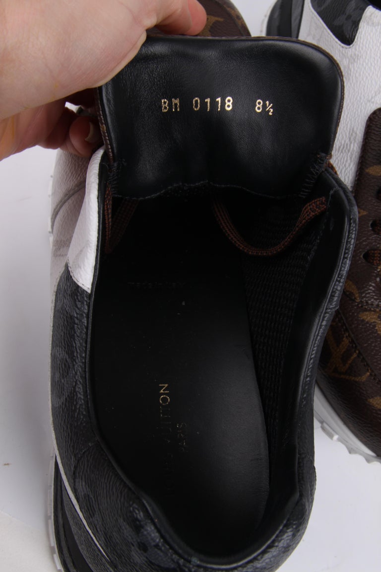Louis Vuitton Run Away Trainer Sneaker - black/brown/white at 1stDibs