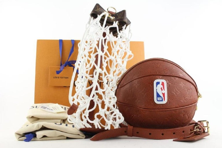 Louis Vuitton Runway NBA Basketball and Net Bag 562lvs614 at 1stDibs   louis vuitton basketball purse, louis vuitton basketball bag, louis vuitton  basketball hoop