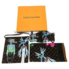 Ensemble masque et bandana Virgil Friends Animals de défilé Louis Vuitton 2LV928