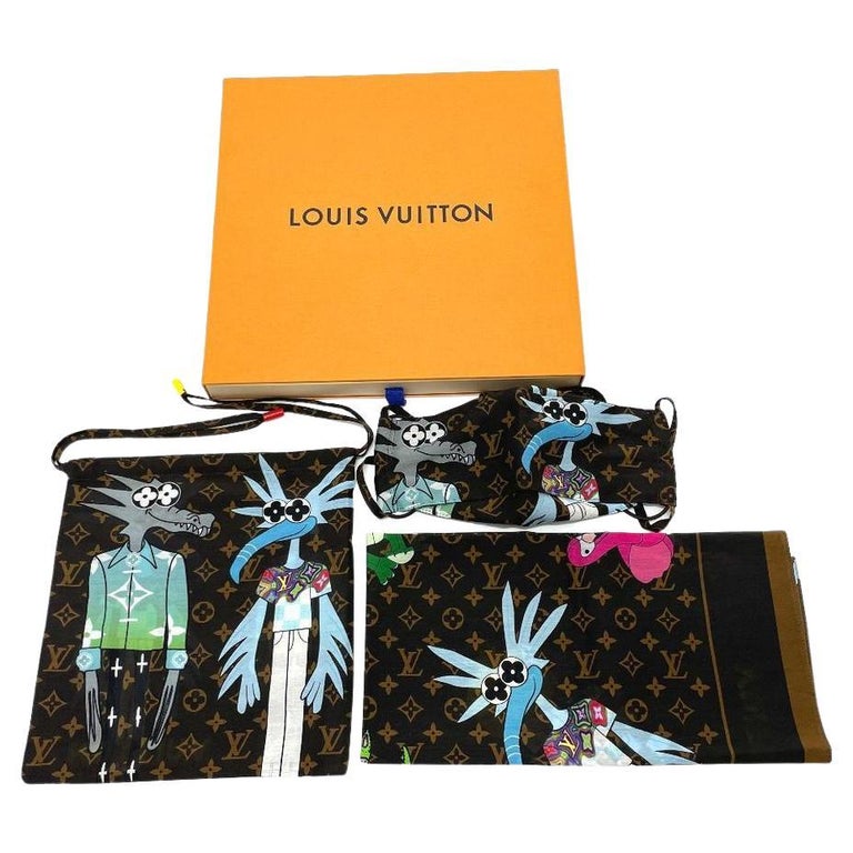 Designer Face Mask Sets : Louis Vuitton Bandana