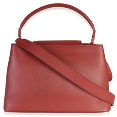Louis Vuitton Rust Smooth Grained Calfskin Capucines GM Souple