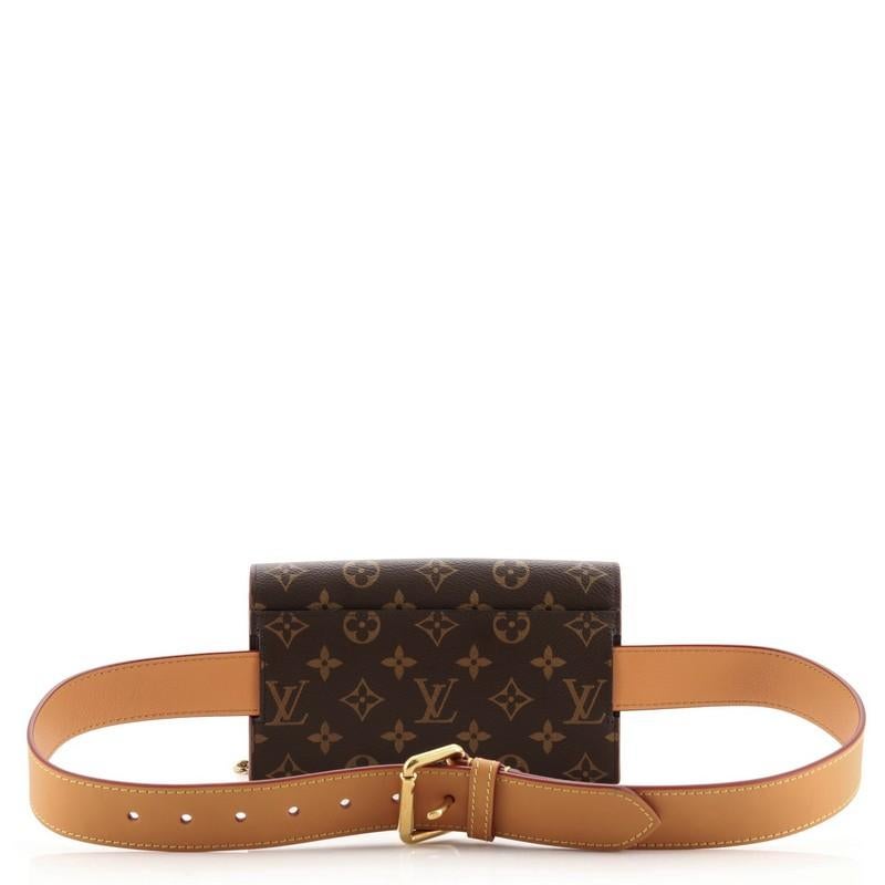 louis vuitton belt with pouch