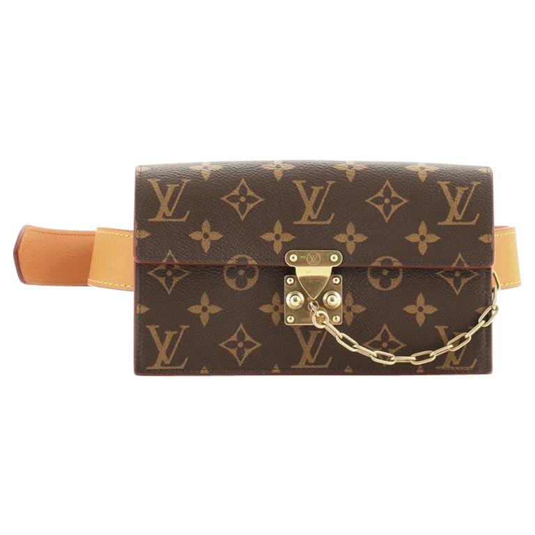 Louis Vuitton S Lock Belt Pouch Monogram Canvas at 1stDibs  louis vuitton belt  pouch, lv s lock belt pouch, lv wallet belt