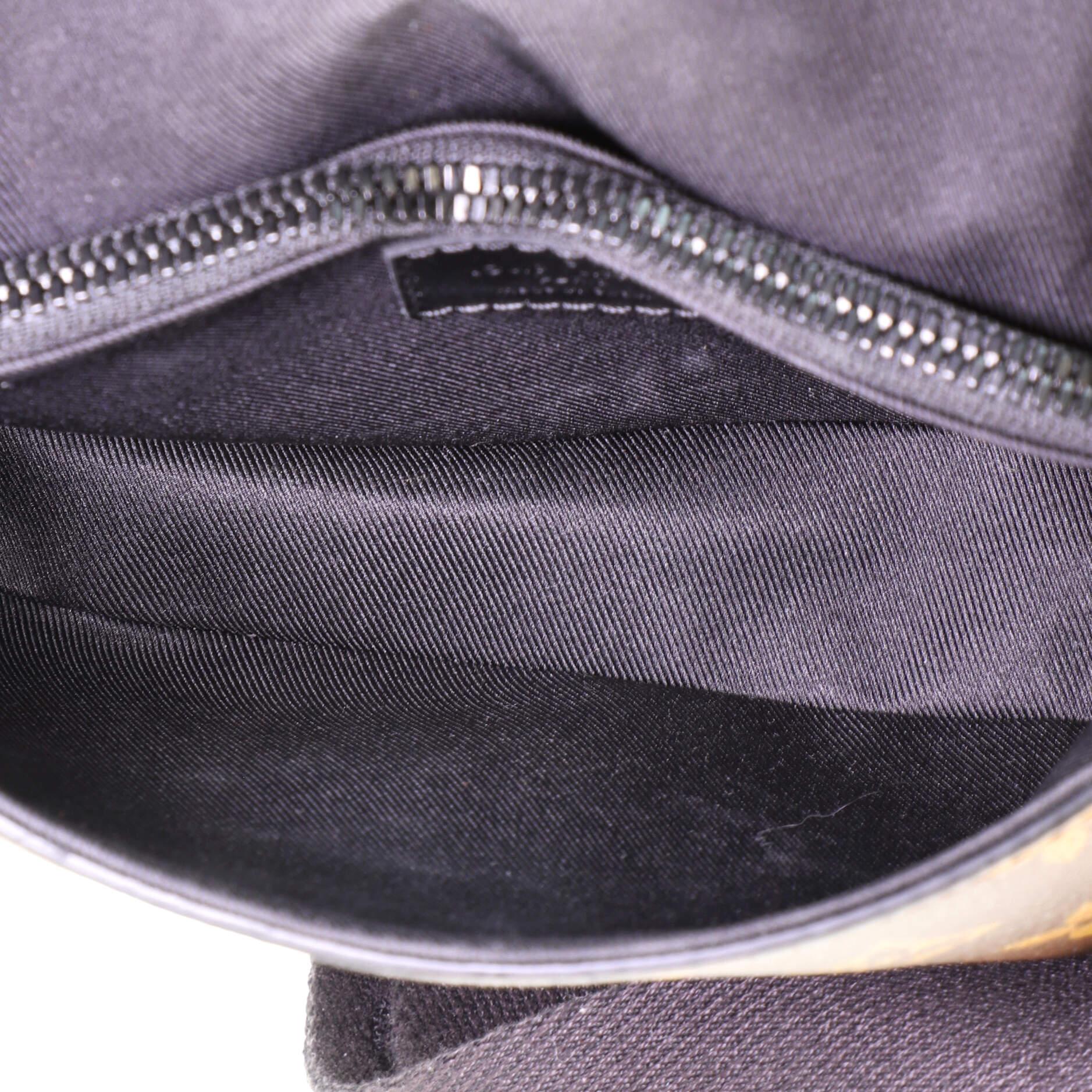Black Louis Vuitton S Lock Sling Bag Macassar Monogram Canvas