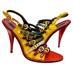 Louis Vuitton S/S 2006 by Marc Jacobs runway pony hair heels shoes