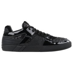 LOUIS VUITTON S/S 2012 "Ace" Python Patent Leather Low Top Mens Athletic Sneaker