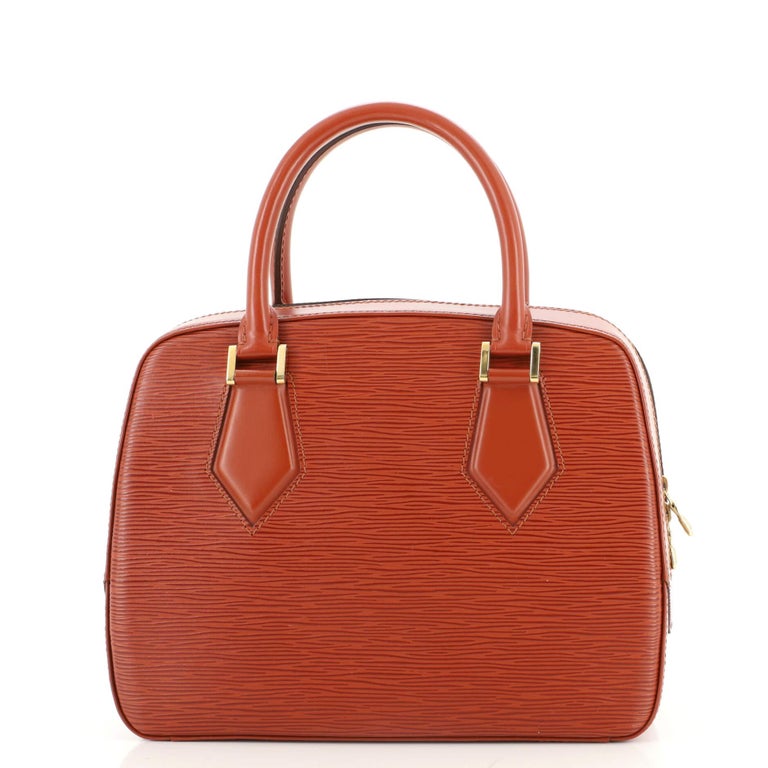 Brown Louis Vuitton Sablons Handbag Epi Leather