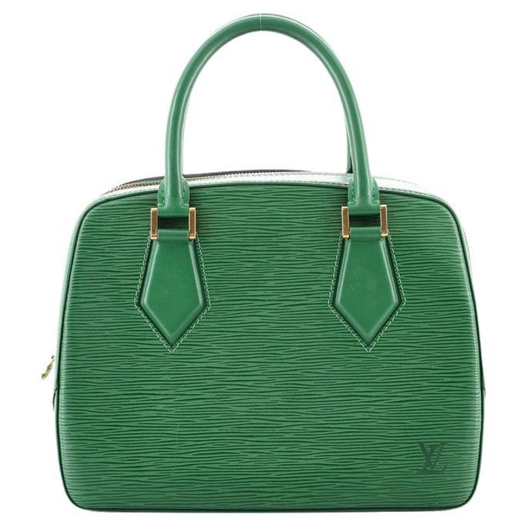 Louis Vuitton Sablon Epi Leather Satchel Bag Women