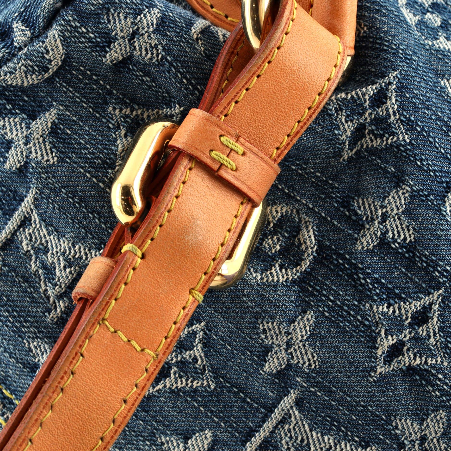 Louis Vuitton Sac a Dos Drawstring Backpack Denim GM 7