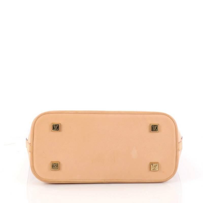 Brown Louis Vuitton Sac Ambre Handbag Monogram Vinyl MM