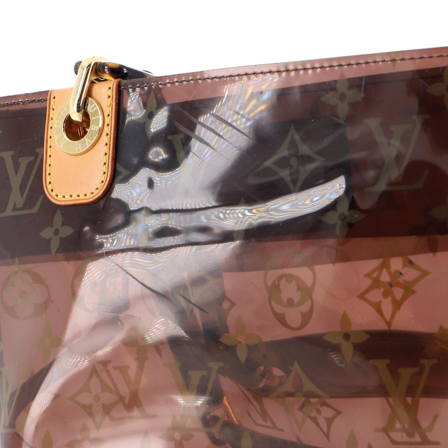 Louis Vuitton Sac Ambre Handbag Monogram Vinyl MM For Sale 5