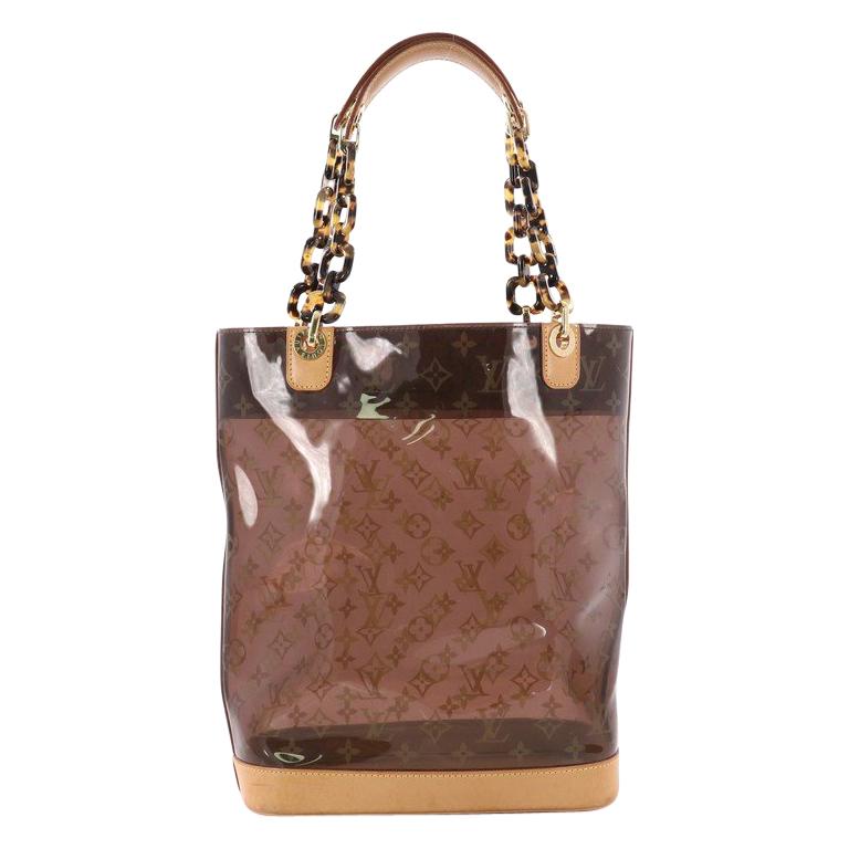 Louis Vuitton Sac Ambre Handbag Monogram Vinyl MM