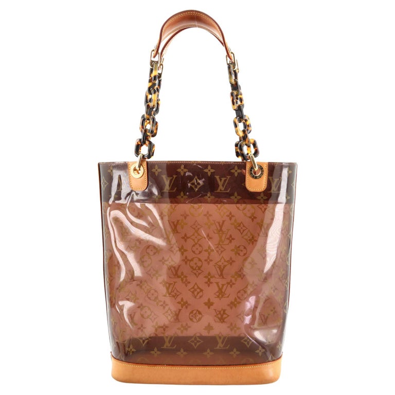 Louis Vuitton Sac Ambre Handbag Monogram Vinyl MM Brown 22464648