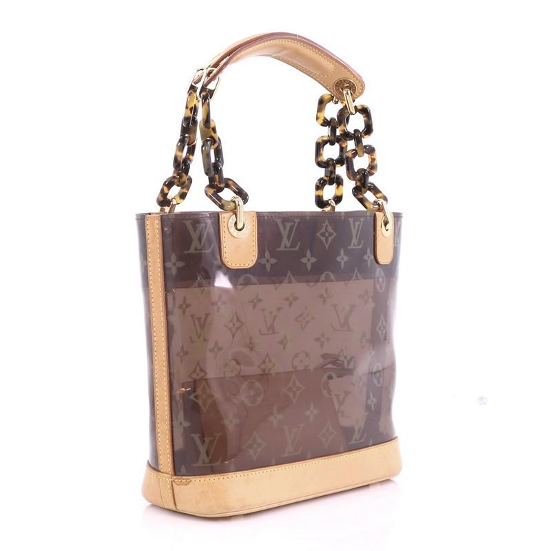 Brown Louis Vuitton Sac Ambre Handbag Monogram Vinyl PM