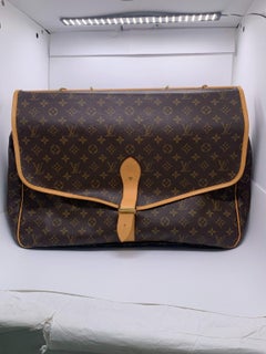Louis Vuitton Sac Chasse hunting bag Brown Monogram M41140