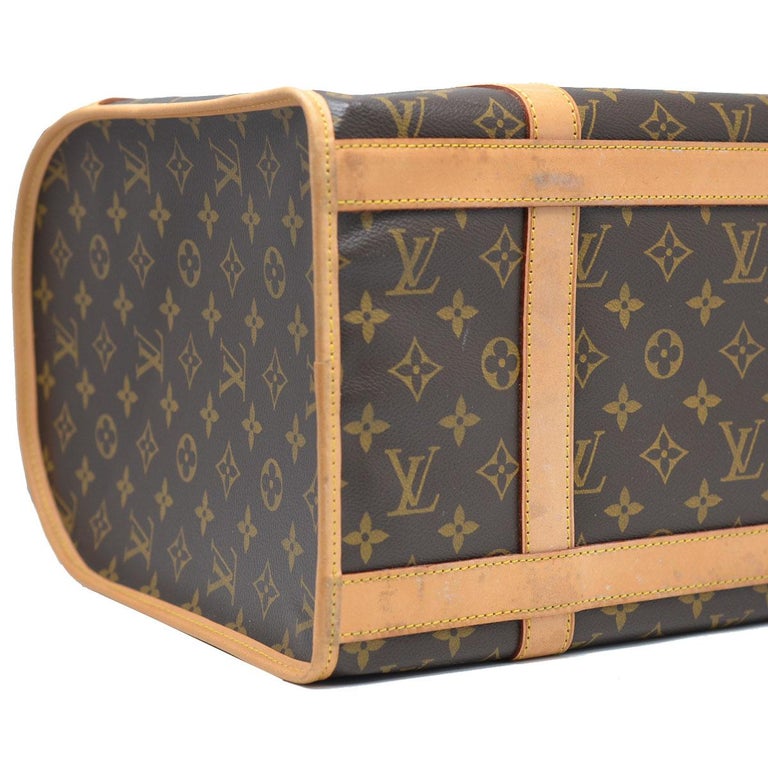 Louis Vuitton Monogram Sac Chein Dog Carrier 40 - The Lux Portal