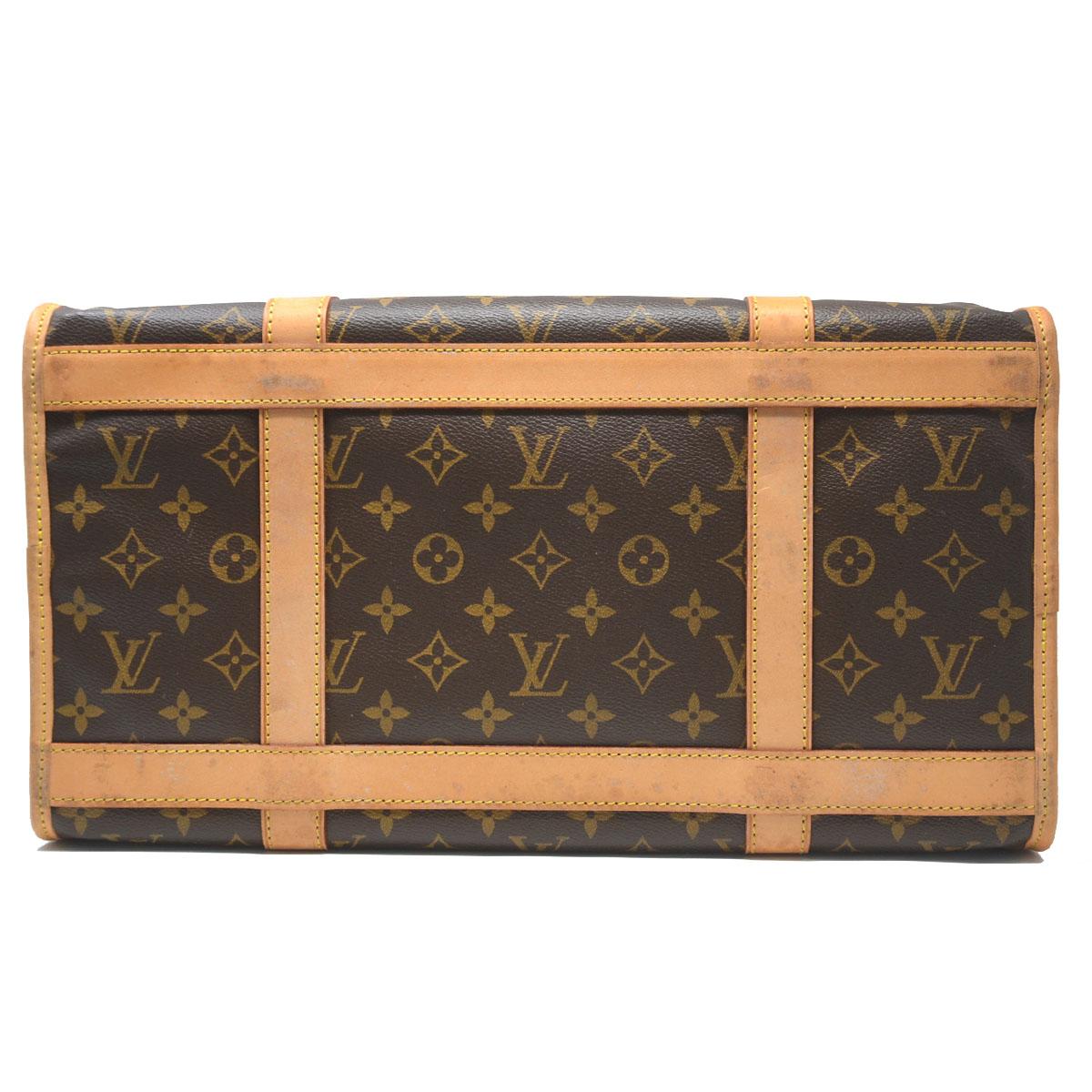 Women's or Men's Louis Vuitton Sac Chien 40 Monogram Dog Pet Carrier Handbag