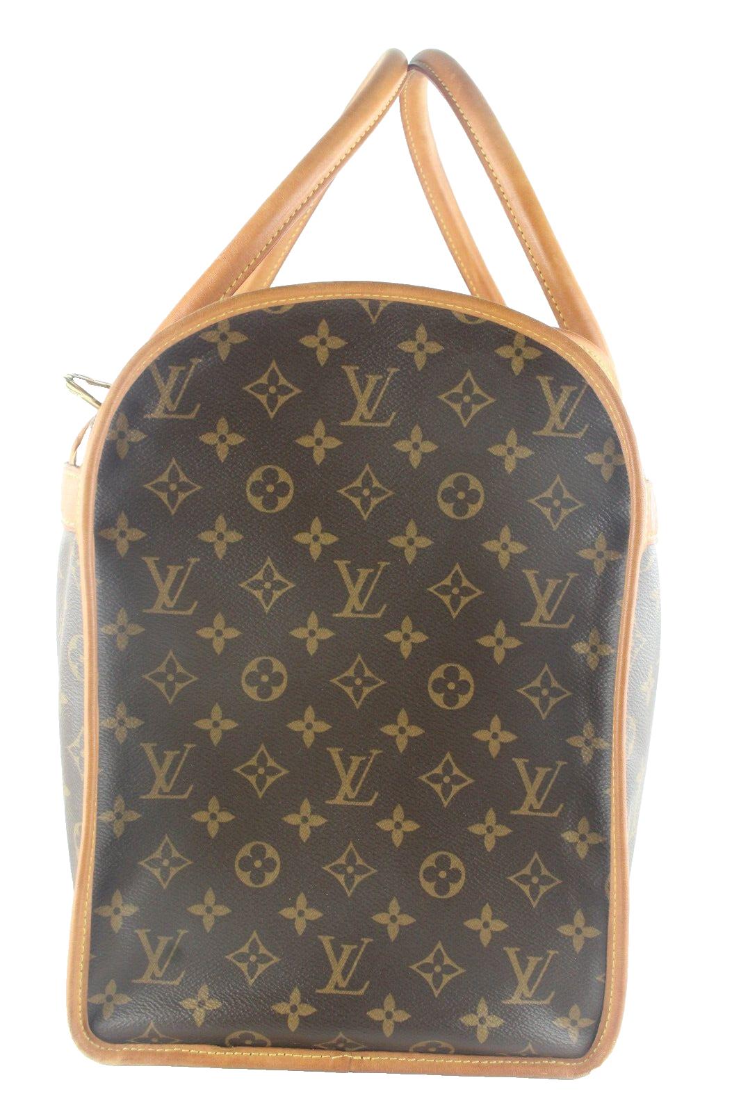Louis Vuitton Sac Chien 50 Pet Carrier 6LV1025K In Good Condition For Sale In Dix hills, NY