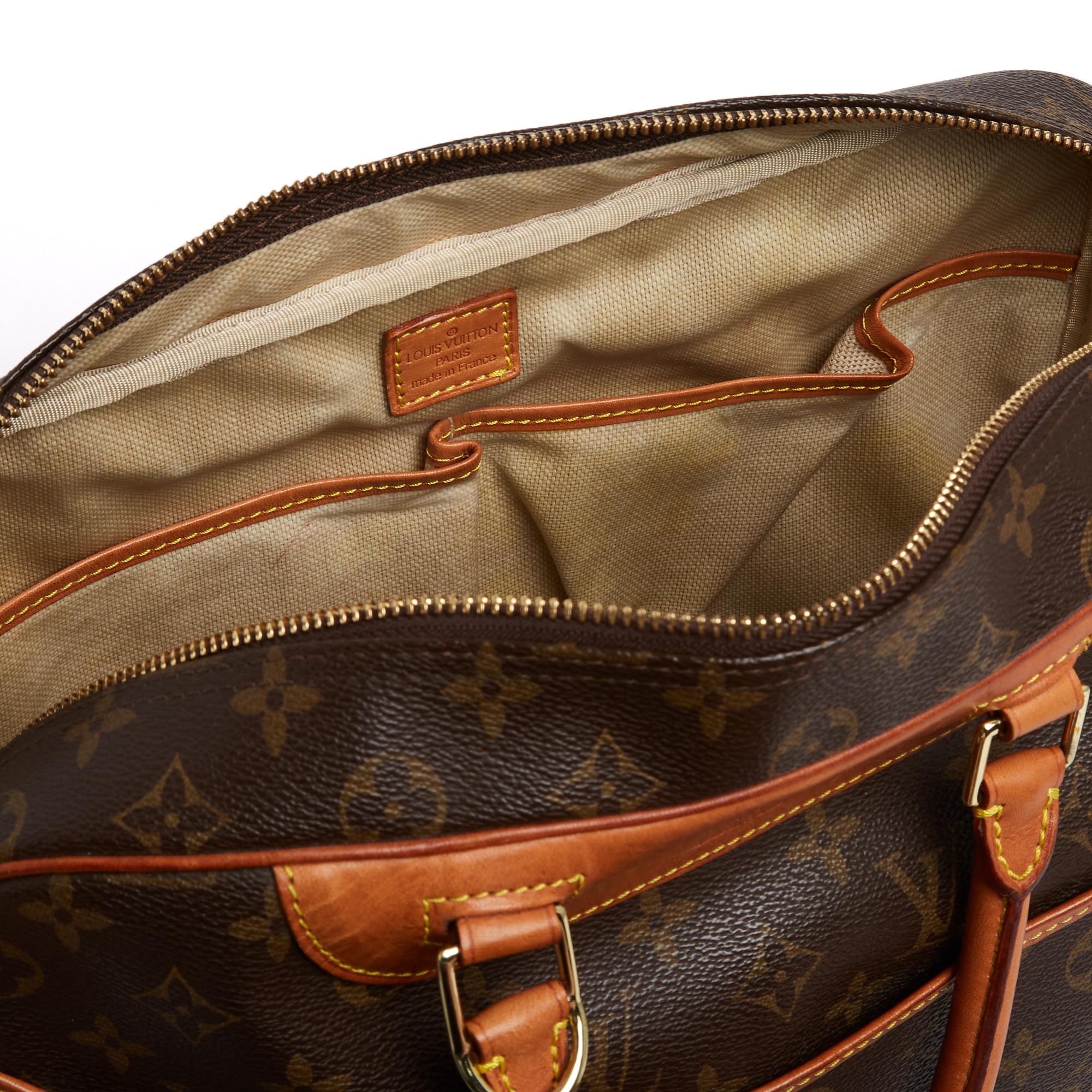 Louis Vuitton Sac Deauville 2002 LV Monogram Canvas Deauville Hand Bag For Sale 1