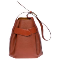Louis Vuitton Sac d'épaule Backpack in brown épi leather, GHW