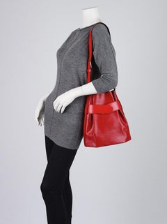 Louis Vuitton Sac D'epaule Epi 866272 Red Leather Shoulder Bag