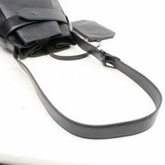 Louis Vuitton Sac D'epaule Epi 867008 Black Leather Shoulder Bag