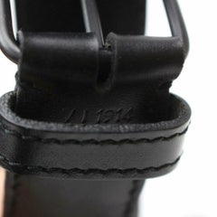 Louis Vuitton Sac d'épaule Twist Noir Pm with Pouch 870627 Black Epi ShoulderBag