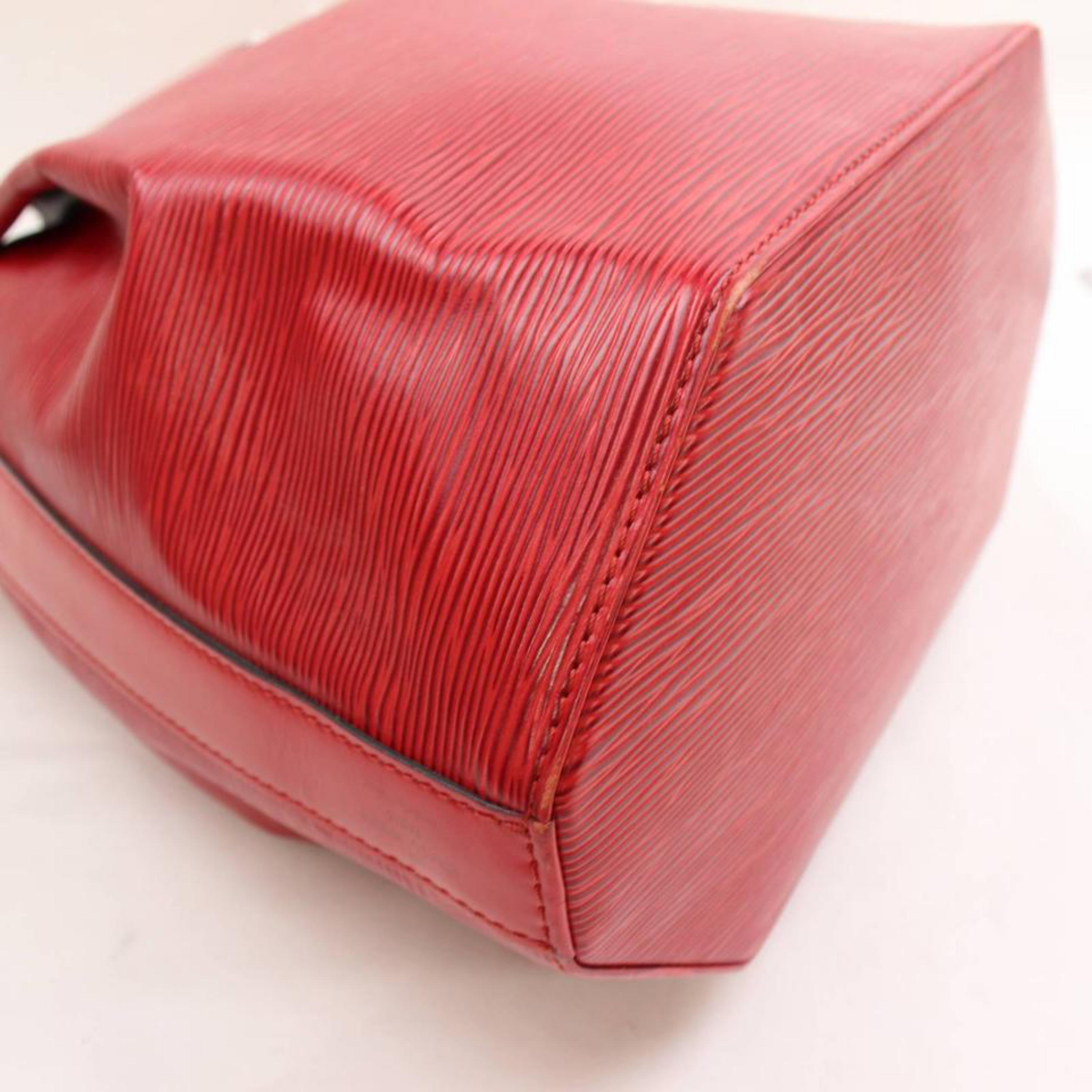 Louis Vuitton Sac D'epaule With Pouch 868278 Red Leather Shoulder Bag For Sale 5