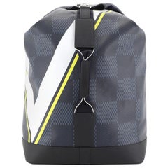 Louis Vuitton Sac Marin Handbag Latitude Damier Cobalt