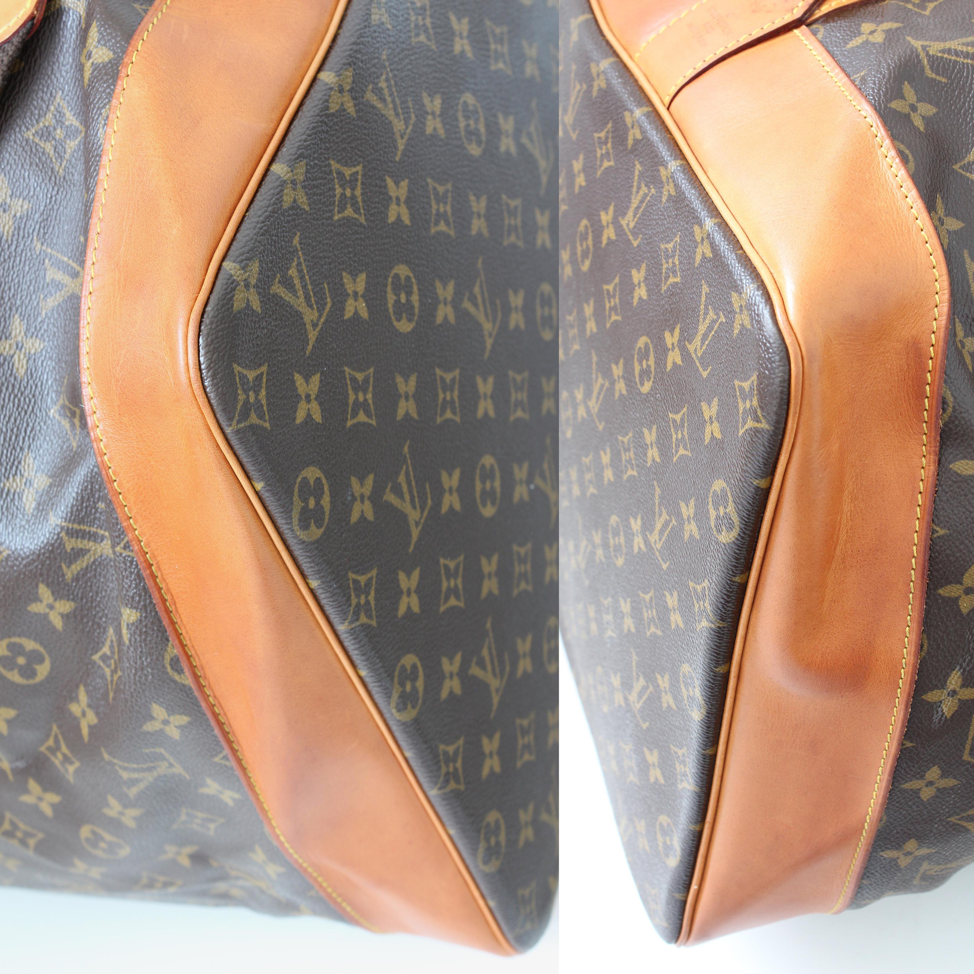 Louis Vuitton Sac Marin Matrosen Bandouliere GM Reisegepäck Monogramm Segeltuch 7