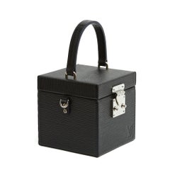 Louis Vuitton sac Mini Malle Epi Noir Bleeker Box Black Hand Shoulder Bag New