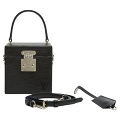 Louis Vuitton sac Mini Malle Epi Noir Bleeker Box Black Hand Shoulder Bag New