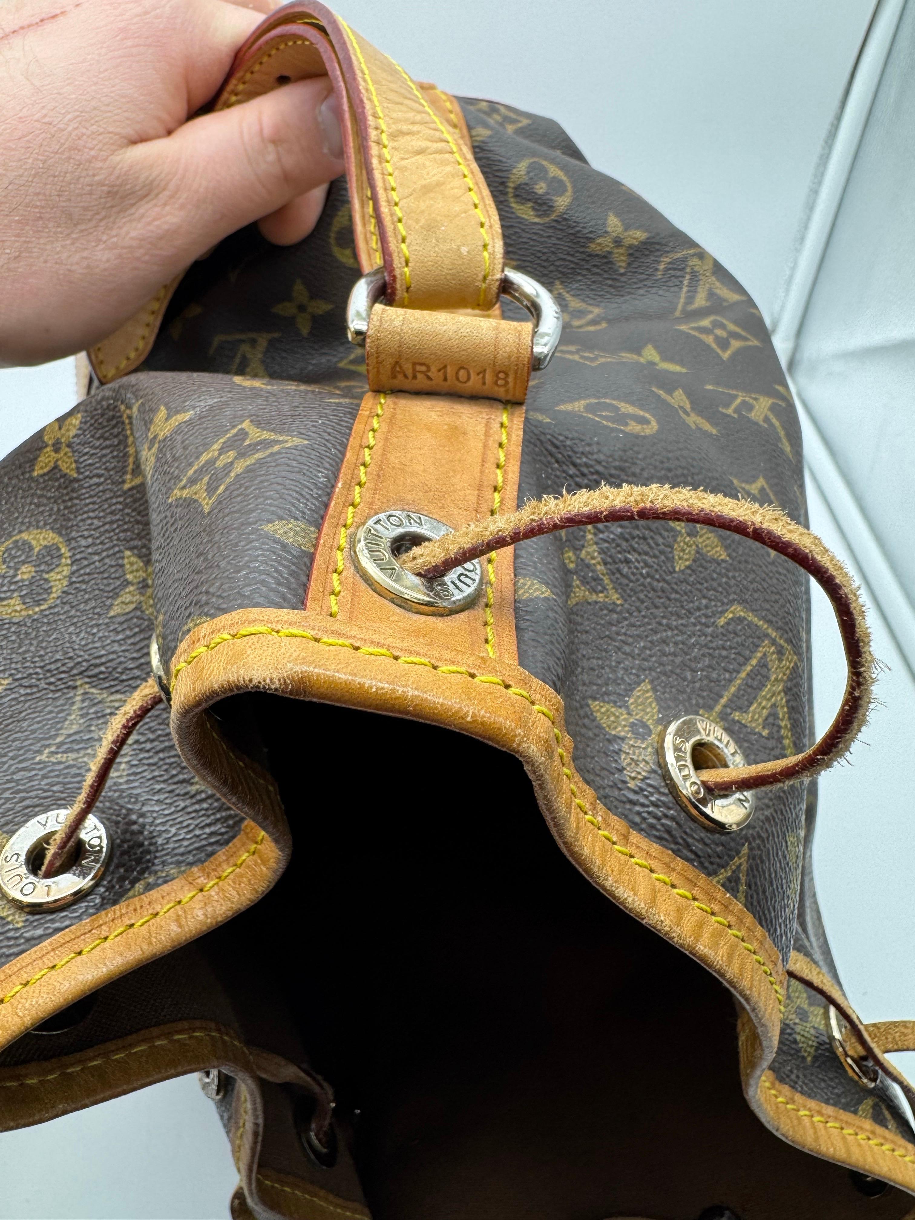 Louis Vuitton Sac Noe Monogram Canvas vintage 2008 For Sale 5