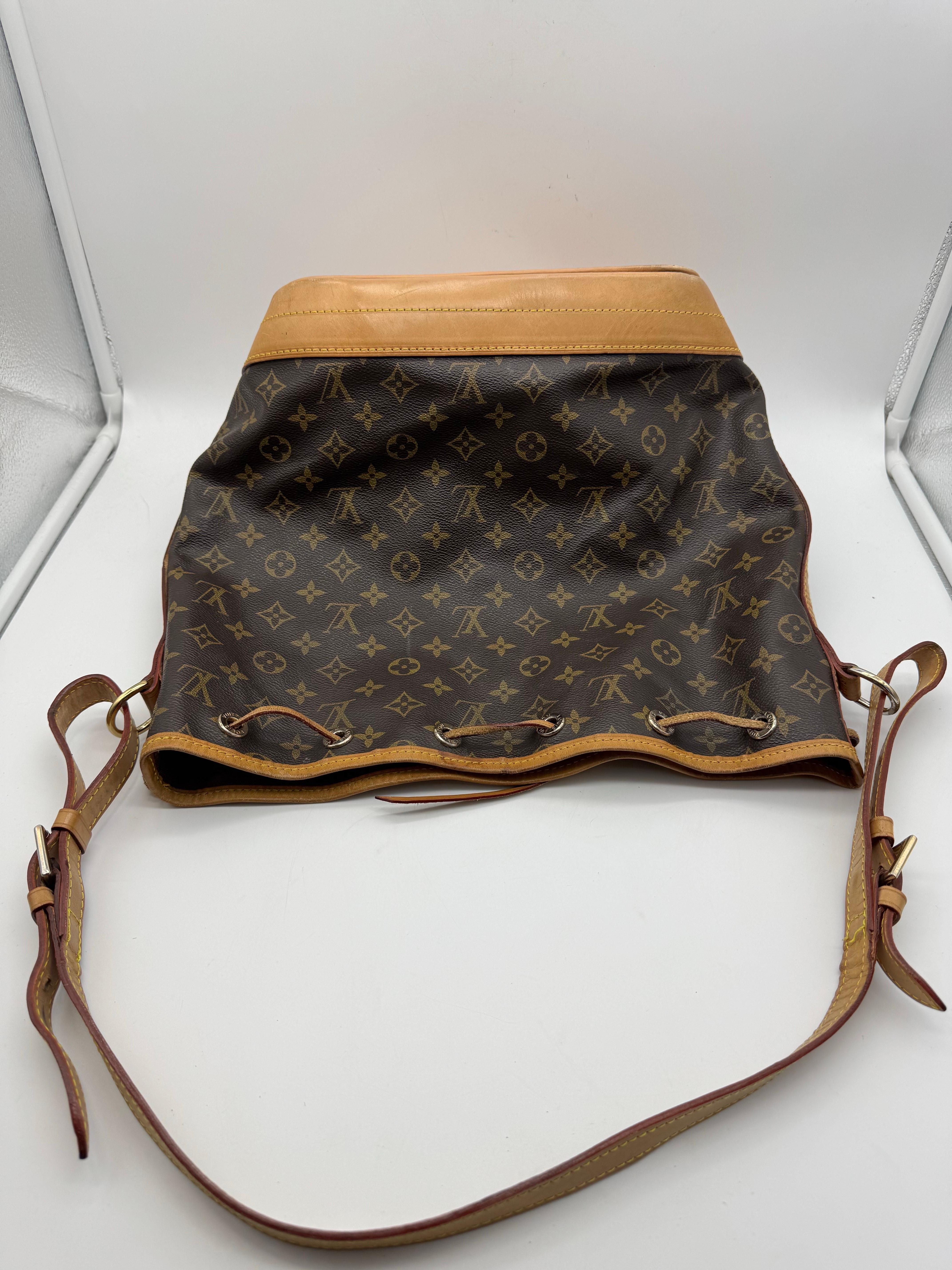 Louis Vuitton Sac Noe Monogram Canvas vintage 2008 For Sale 8
