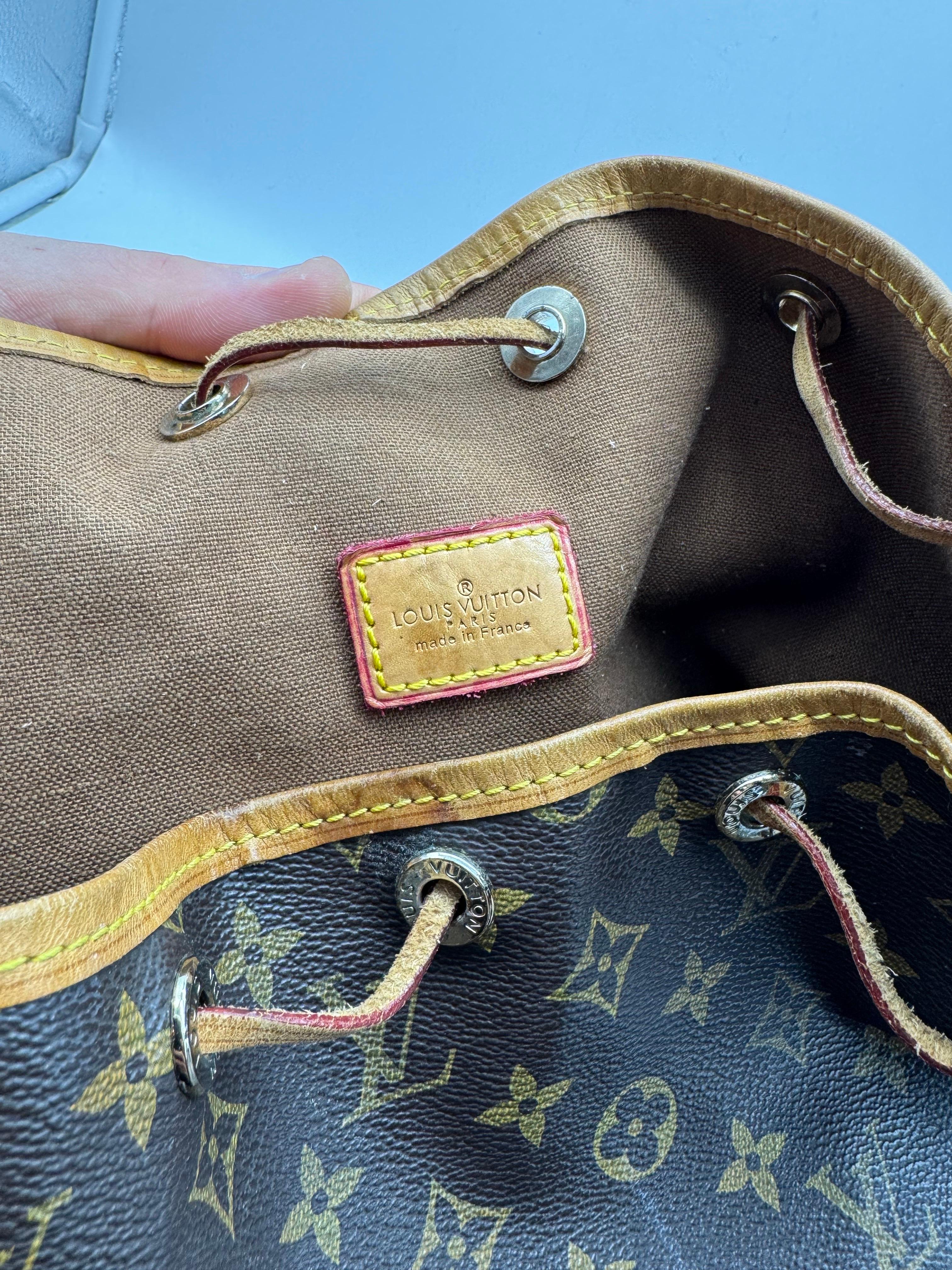 Louis Vuitton Sac Noe Monogram Canvas vintage 2008 For Sale 9