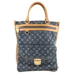 Louis Vuitton Sac Plat Bag Denim